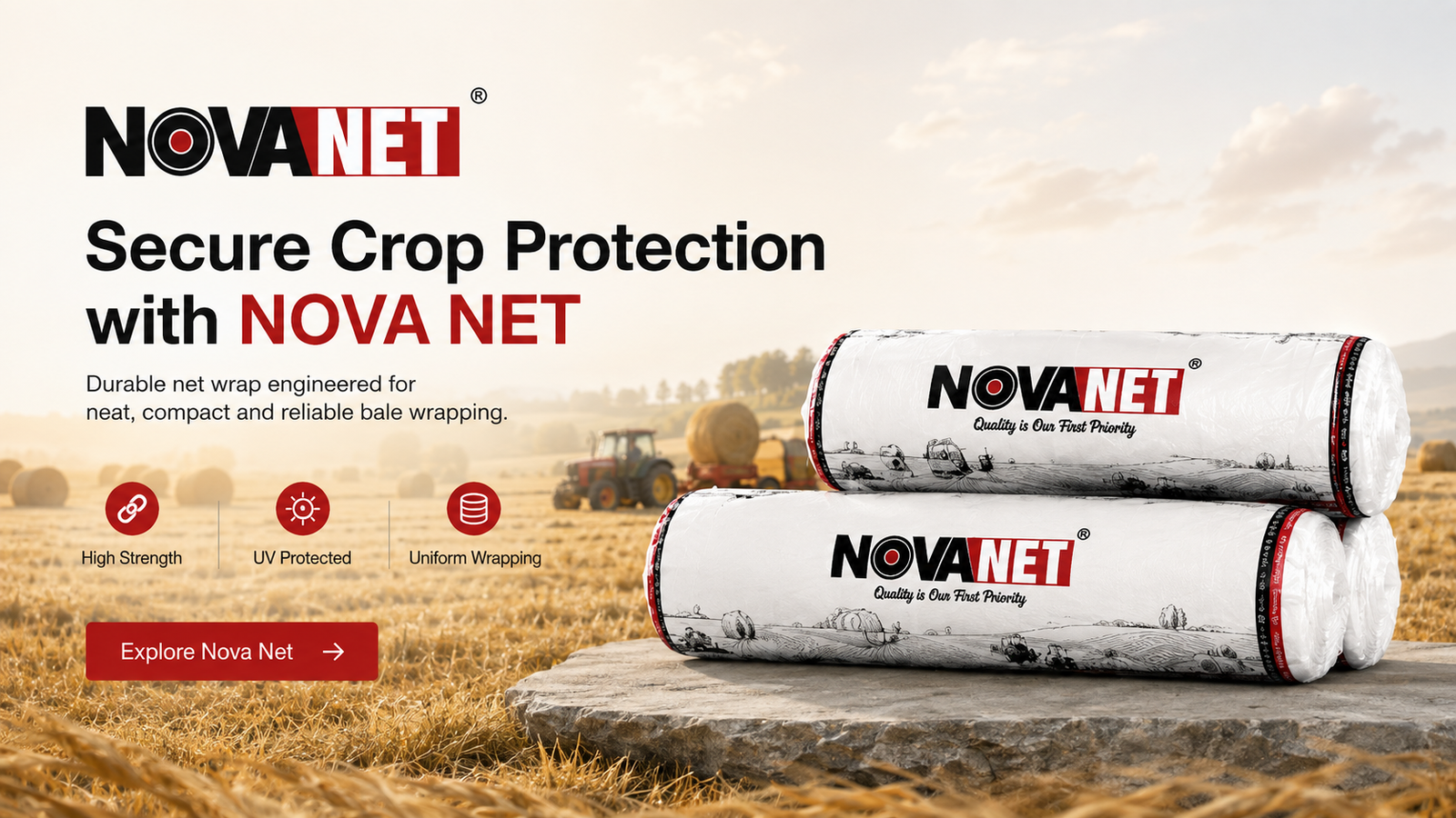 NOVANET Round Baler Net